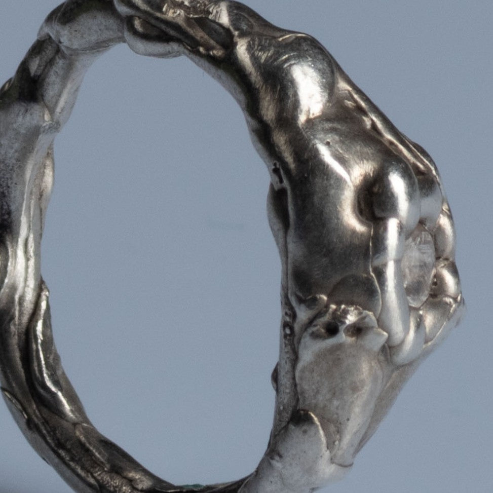 Sterling Silver Ring with Moonstone "Shine"