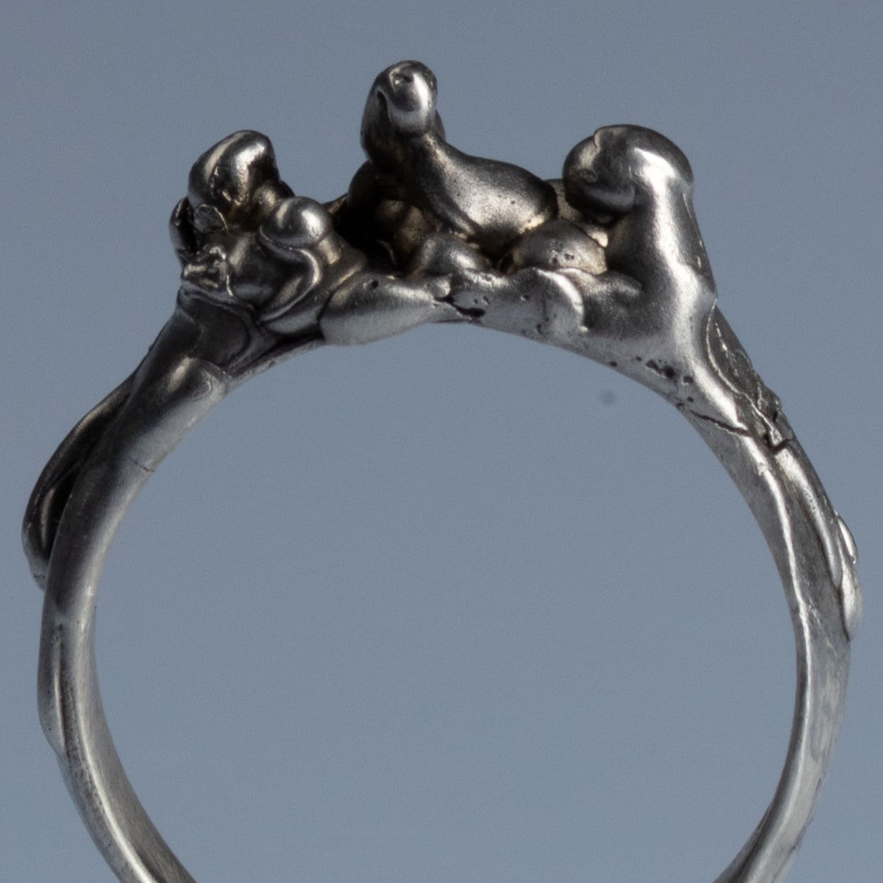 Sterling Silver Ring "Sand Castle"