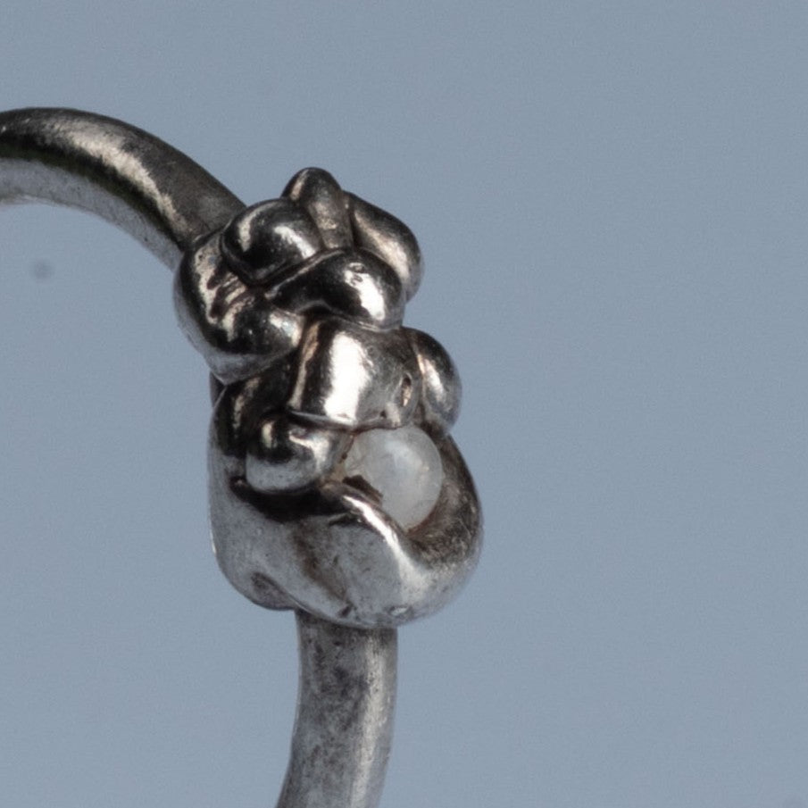 Sterling Silver Ring with Moonstone "Rising"