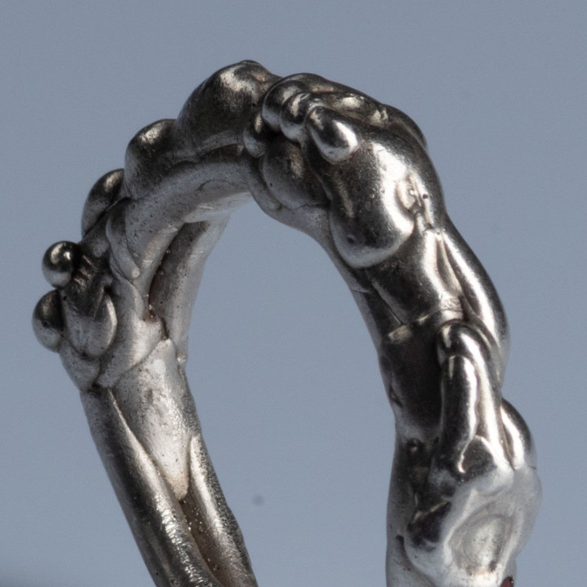 Sterling Silver Ring with Glass Beads "Experimental"