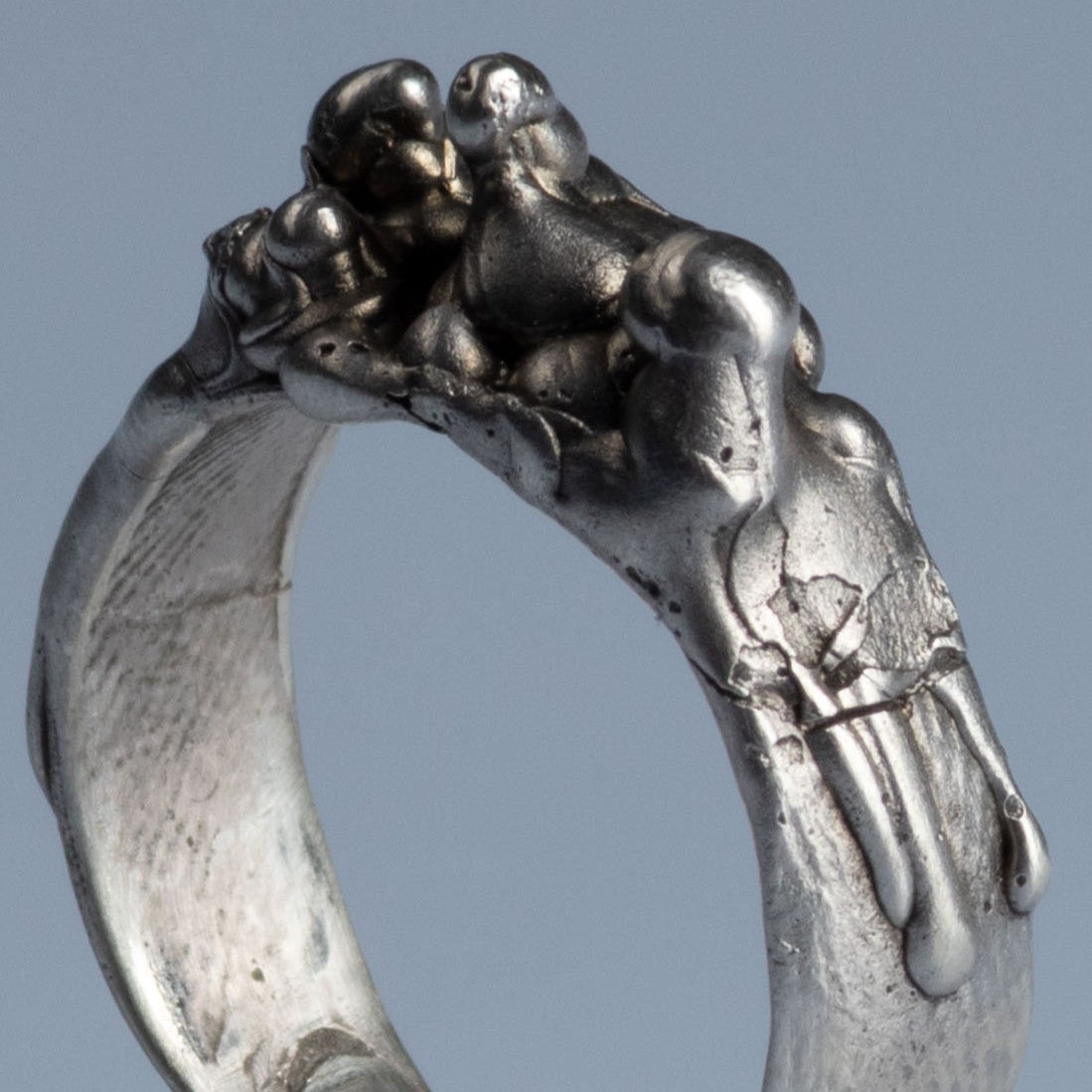 Sterling Silver Ring "Sand Castle"