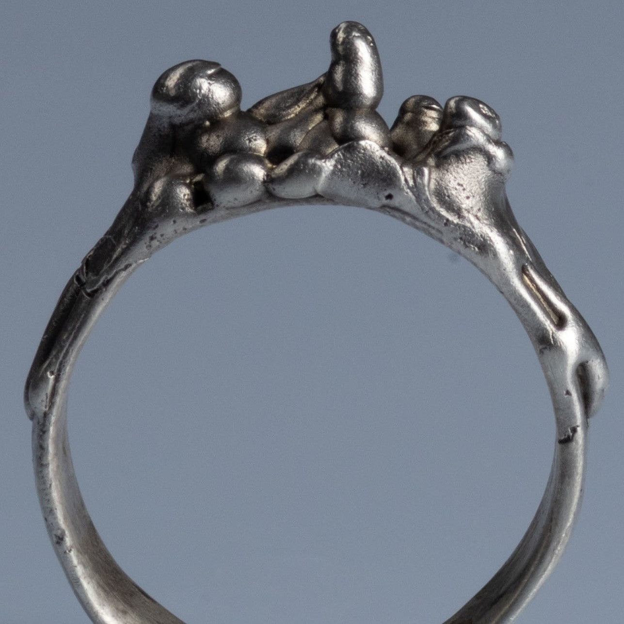 Sterling Silver Ring "Sand Castle"